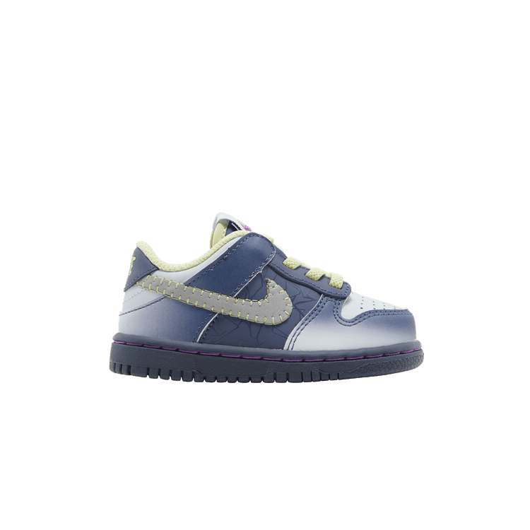 Nike Dunk Low TD 'Halloween - I am Fearless!' — Diffused Blue/Blue Tint/Luminous Green/Fuchsia Dream/Reflective Silver