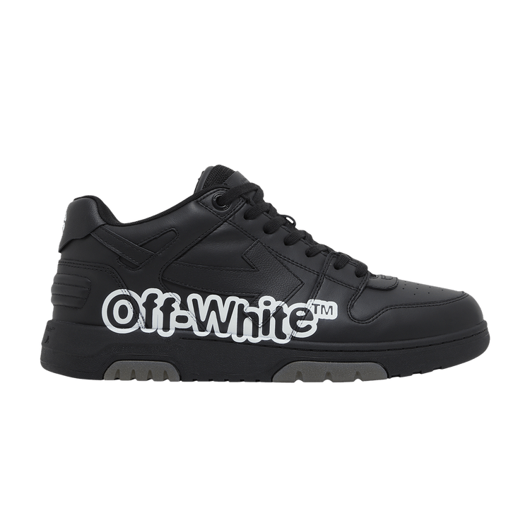Off-White Out of Office Low 'Logo Print - Black' — Black/White