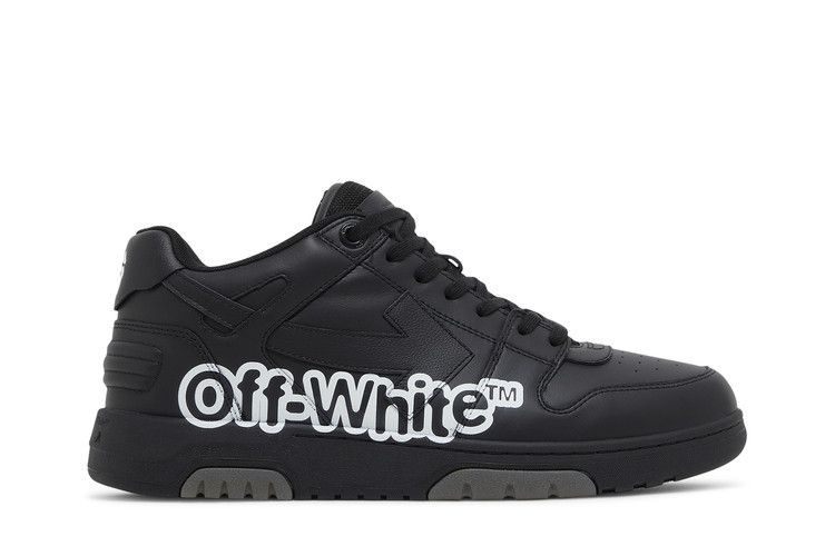 Off-White Out of Office Low 'Logo Print - Black' — Black/White