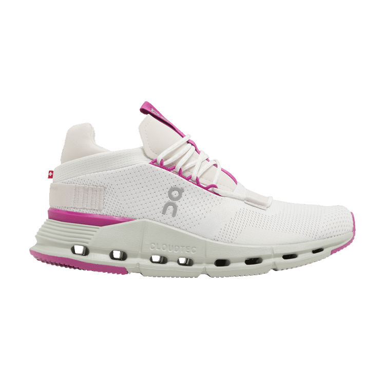 Wmns Cloudnova 'Undyed White Carnation' — Undyed White/Carnation