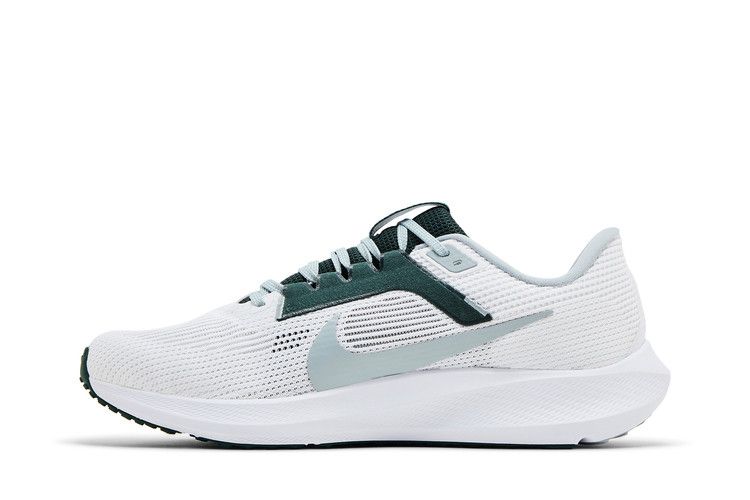 Nike Air Zoom Pegasus 40 'Michigan State' — White/Pro Green/Silver Wing (4)