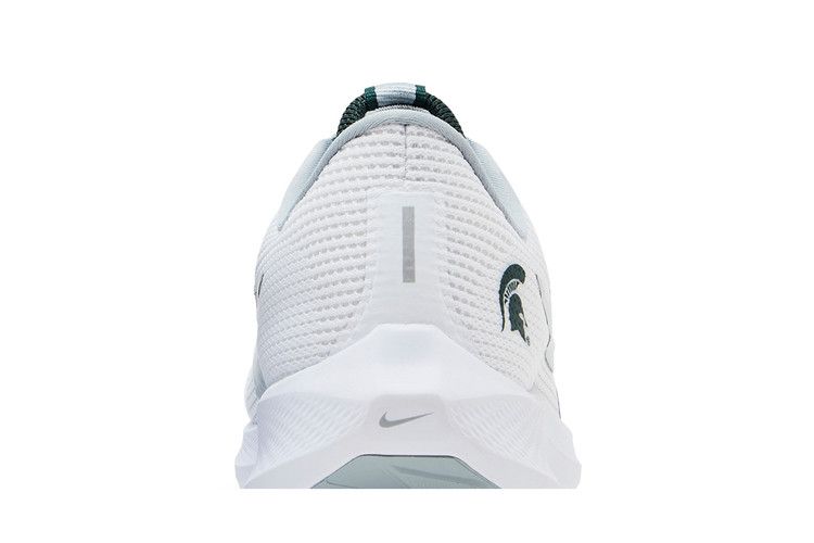 Nike Air Zoom Pegasus 40 'Michigan State' — White/Pro Green/Silver Wing (8)