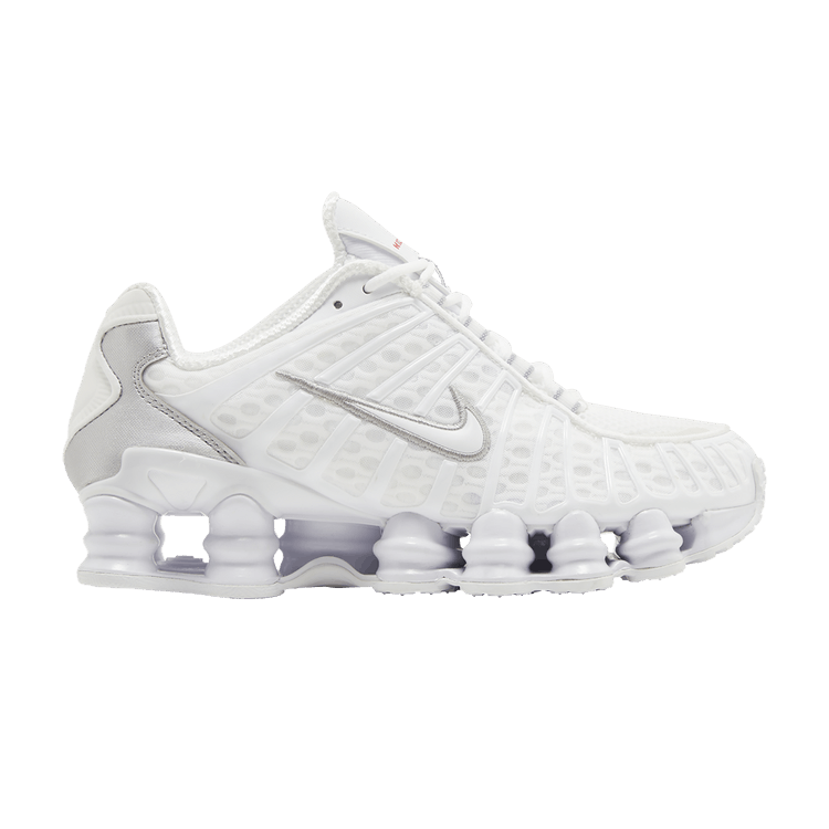 Nike Wmns Shox TL 'White Silver' — White/Metallic Silver/Max Orange
