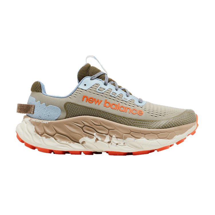 New Balance Fresh Foam X More Trail v3 'Fatigue Green Poppy' — Fatigue Green/Poppy