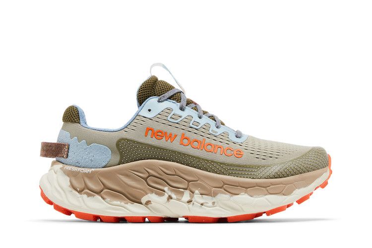 New Balance Fresh Foam X More Trail v3 'Fatigue Green Poppy' — Fatigue Green/Poppy
