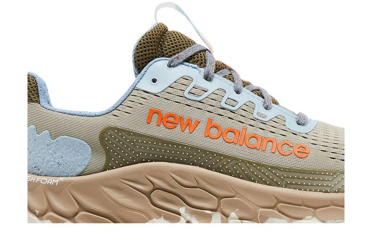 New Balance Fresh Foam X More Trail v3 'Fatigue Green Poppy' — Fatigue Green/Poppy