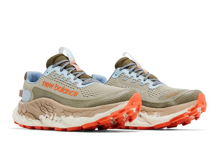 New Balance Fresh Foam X More Trail v3 'Fatigue Green Poppy' — Fatigue Green/Poppy