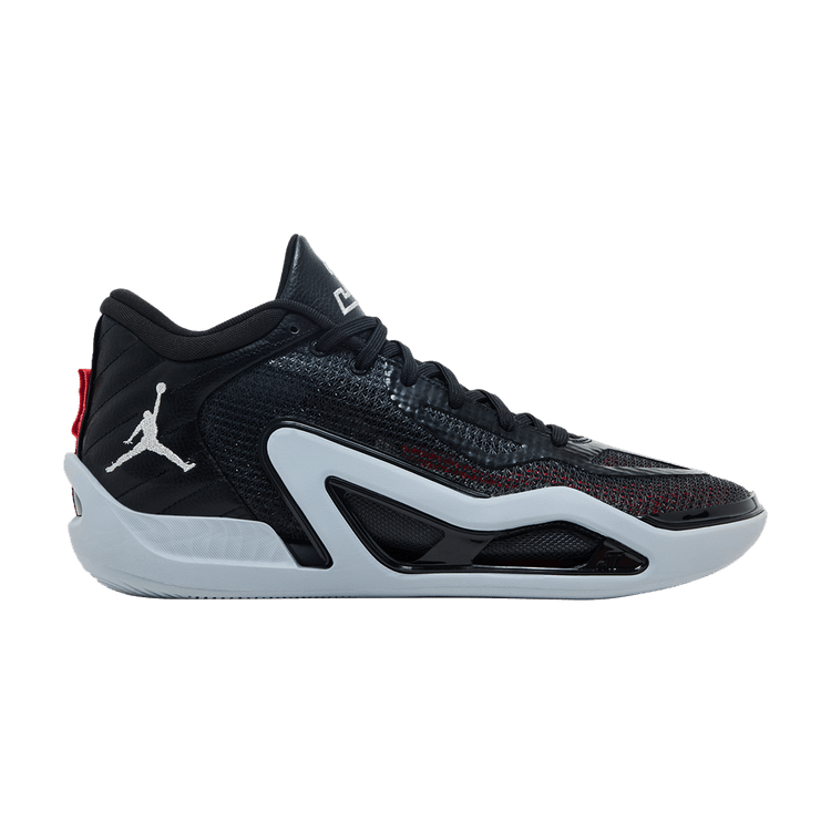 Air Jordan Tatum 1 PF 'Old School' — Black/Metallic Silver/Wolf Grey/Anthracite/Siren Red