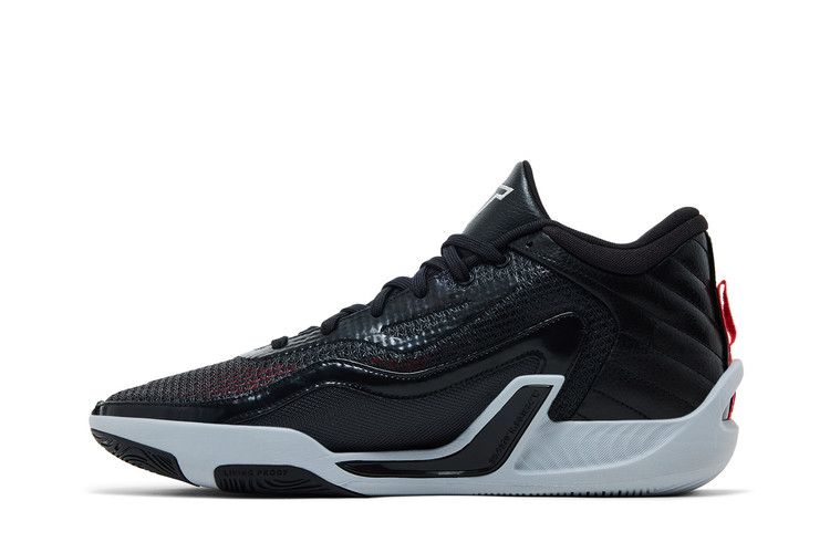 Air Jordan Tatum 1 PF 'Old School' — Black/Metallic Silver/Wolf Grey/Anthracite/Siren Red