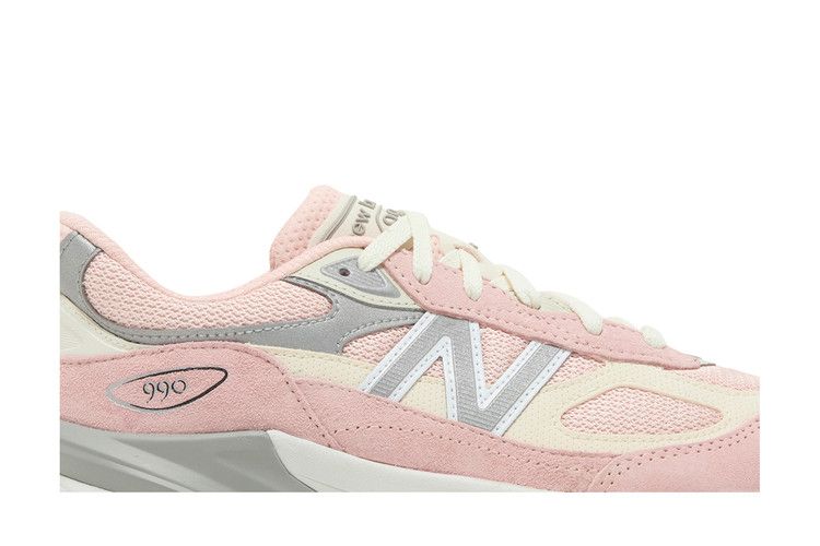 New Balance 990v6 Big Kid 'Pink Haze' — Pink Haze/White