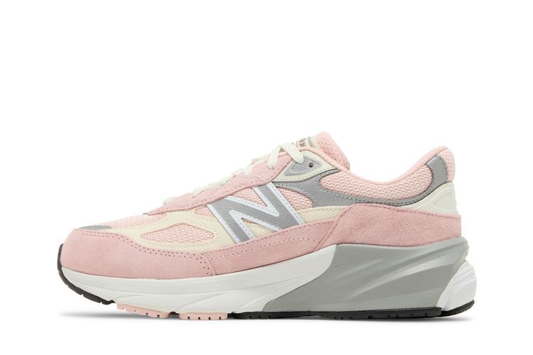New Balance 990v6 Big Kid 'Pink Haze' — Pink Haze/White