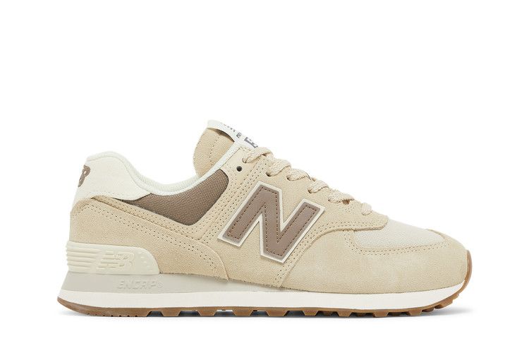 New Balance Wmns 574 'Sandstone Angora' — Sandstone/Mushroom/Angora