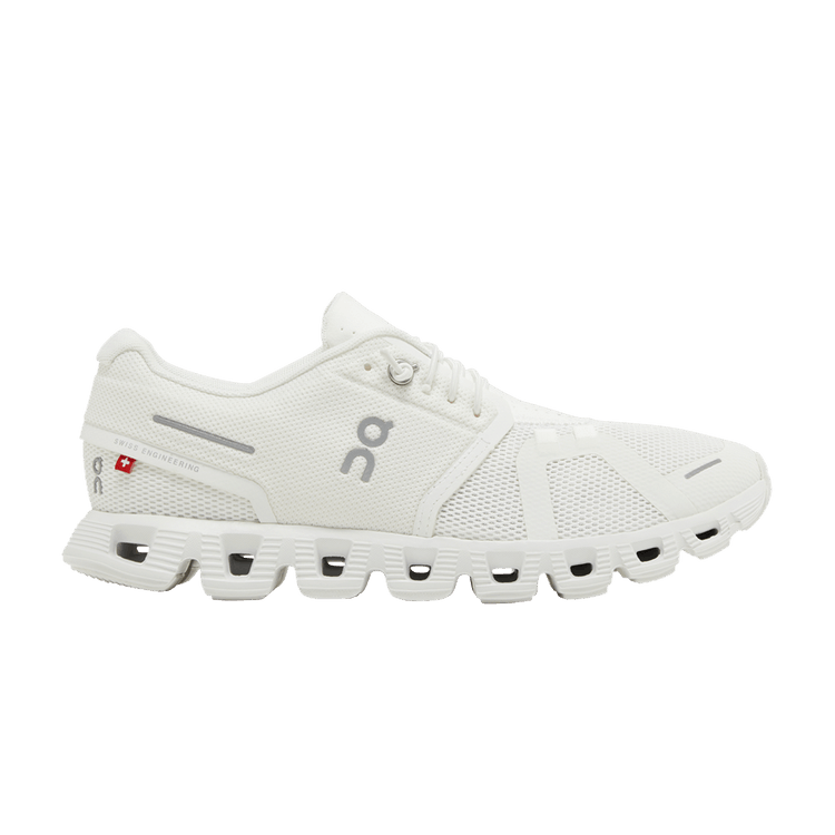 ON Wmns Cloud 5 'White' — Undyed-White/White