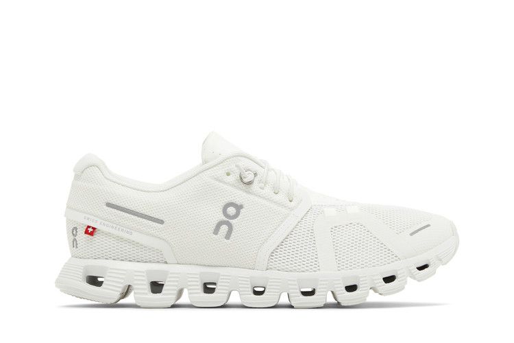 ON Wmns Cloud 5 'White' — Undyed-White/White