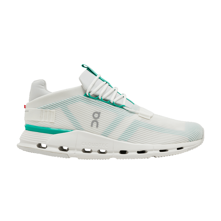 ON Cloudnova Void 'Undyed White Mint' — Undyed White/Mint