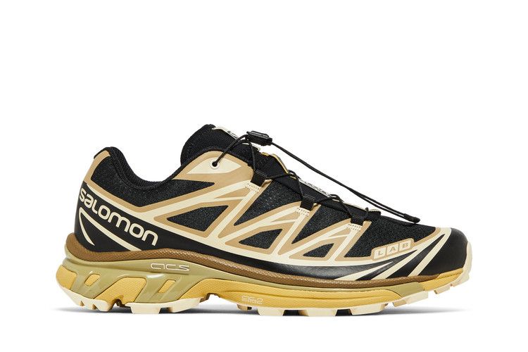 END. x Salomon XT-6 'Dark Truffle' — Black/Kelp/Moss
