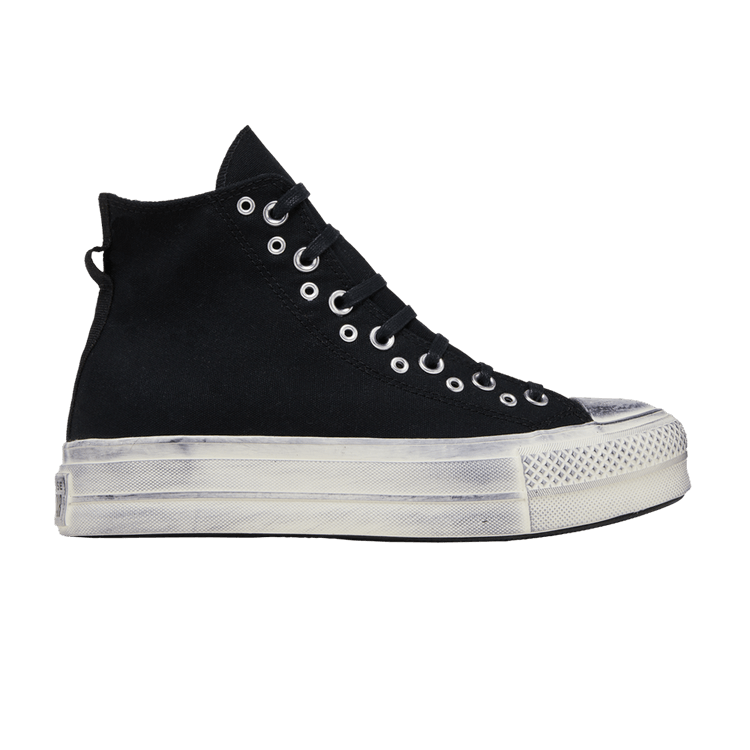Converse Wmns Chuck Taylor All Star Lift Platform High 'Punk' — Black/Black/Egret