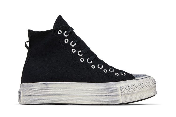 Converse Wmns Chuck Taylor All Star Lift Platform High 'Punk' — Black/Black/Egret