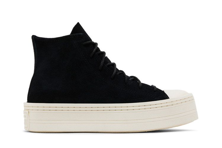 Converse Wmns Chuck Taylor All Star Modern Lift Platform High 'Black Egret' — Black/Black/Egret