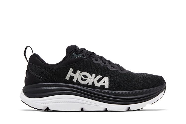 HOKA Gaviota 5 'Black White' — Black/White