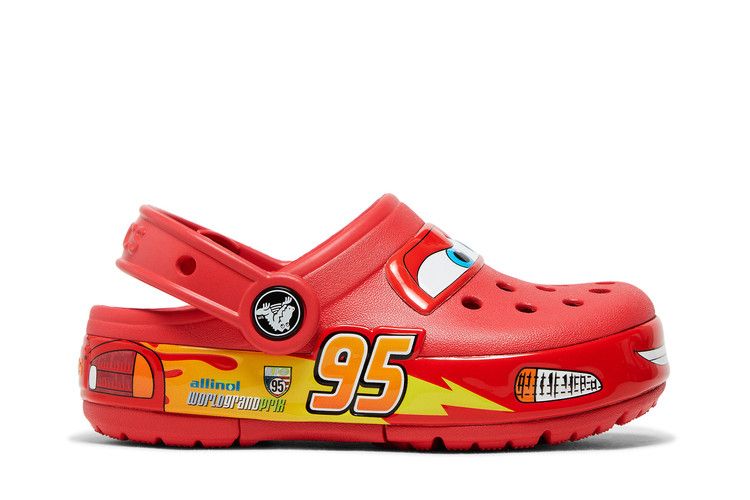 Cars x Crocs Classic Clog Toddler 'Lightning McQueen' — Red