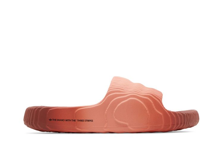 adidas Adilette 22 Slide 'Gradient Pack - Wonder Clay' — Wonder Clay/Wild Sepia/Core Black