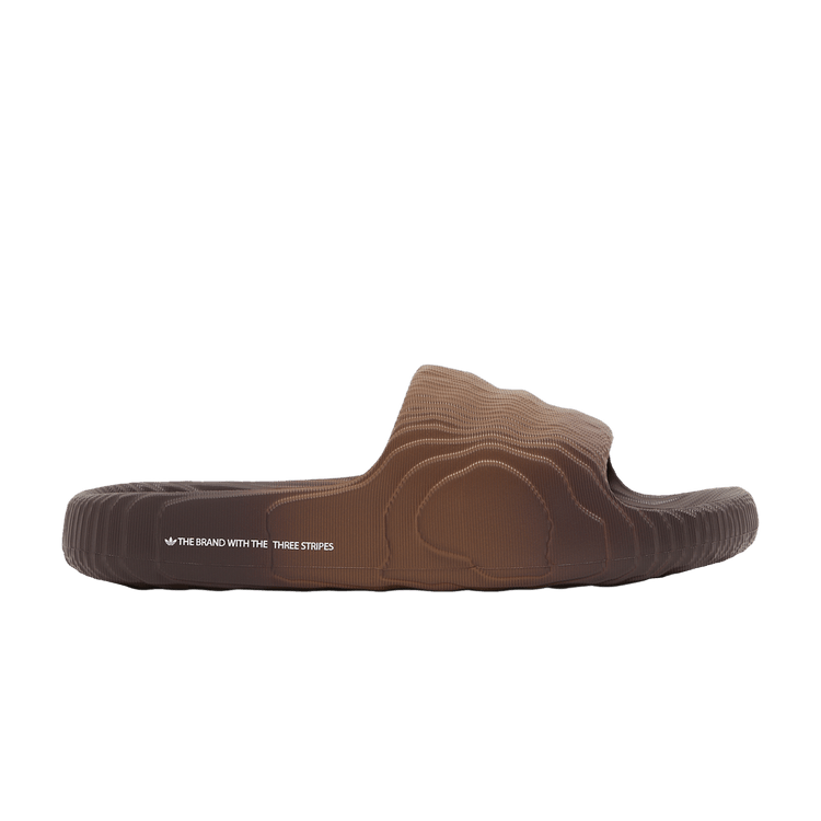 adidas Adilette 22 Slide 'Gradient Pack - Preloved Brown' — Preloved Brown/Shadow Brown/Core Black