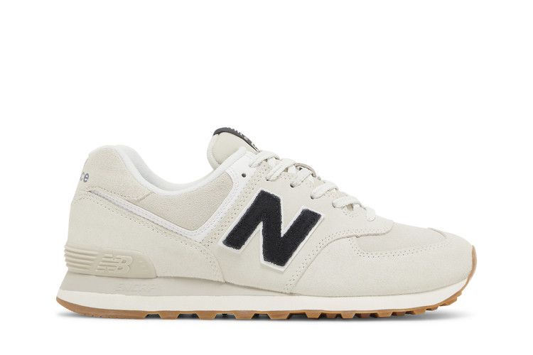 New Balance 574 'Off White Black' — Off White/Black