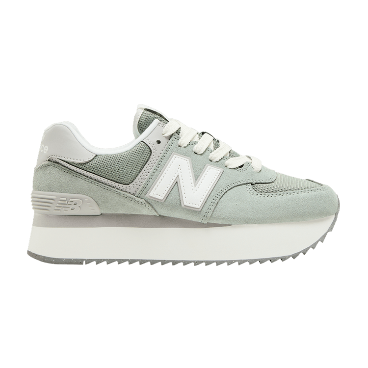 New Balance Wmns 574+ 'Juniper' — Juniper/Raincloud/White