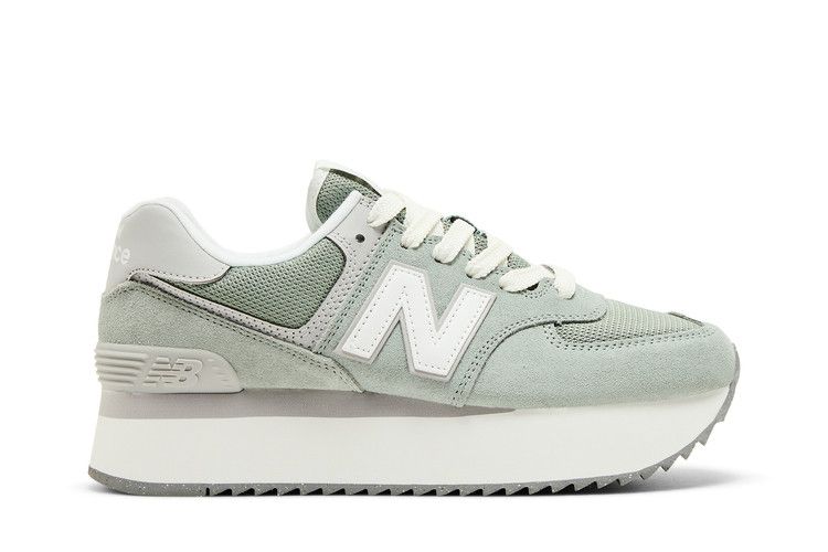 New Balance Wmns 574+ 'Juniper' — Juniper/Raincloud/White