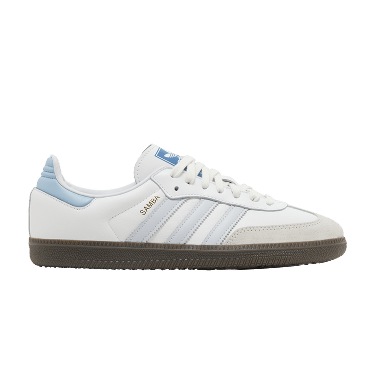 adidas Samba OG 'White Halo Blue' — Core White/Halo Blue/Gum 5