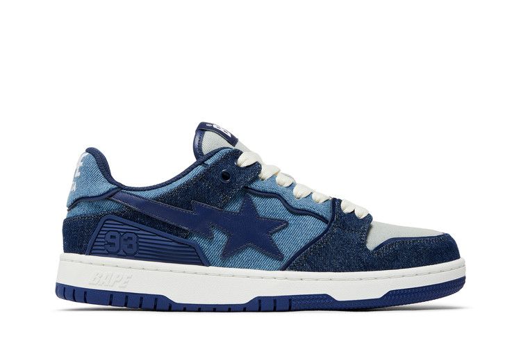 BAPE Sk8 Sta 'Denim' — Indigo