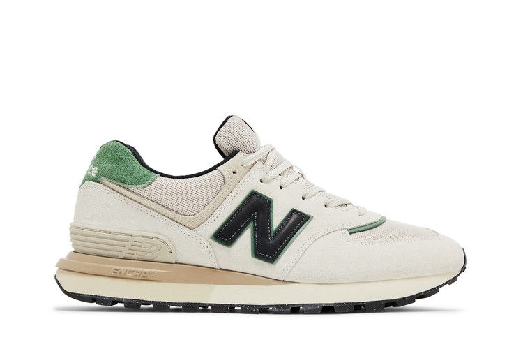 New Balance 574 Legacy 'White Black Green' — White/Black