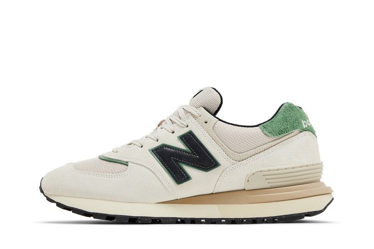 New Balance 574 Legacy 'White Black Green' — White/Black