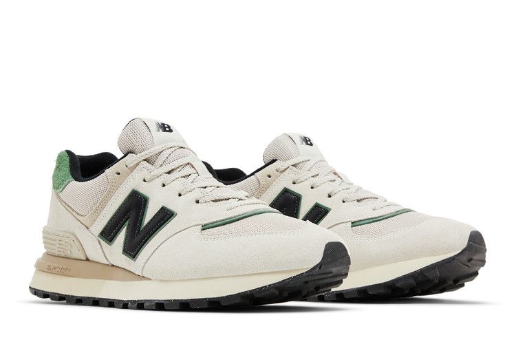 New Balance 574 Legacy 'White Black Green' — White/Black