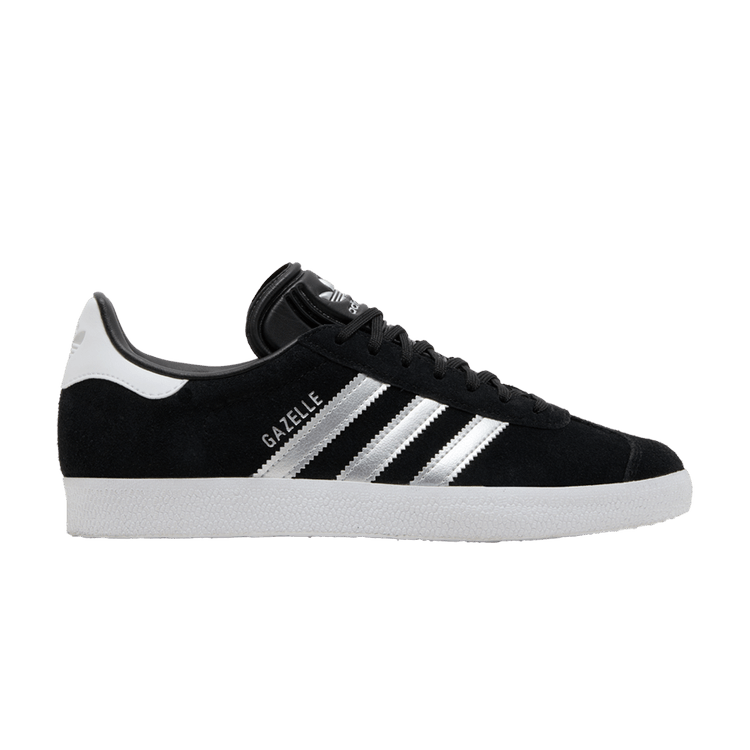 adidas Wmns Gazelle 'Black Silver Metallic' — Core Black/Silver Metallic/Cloud White