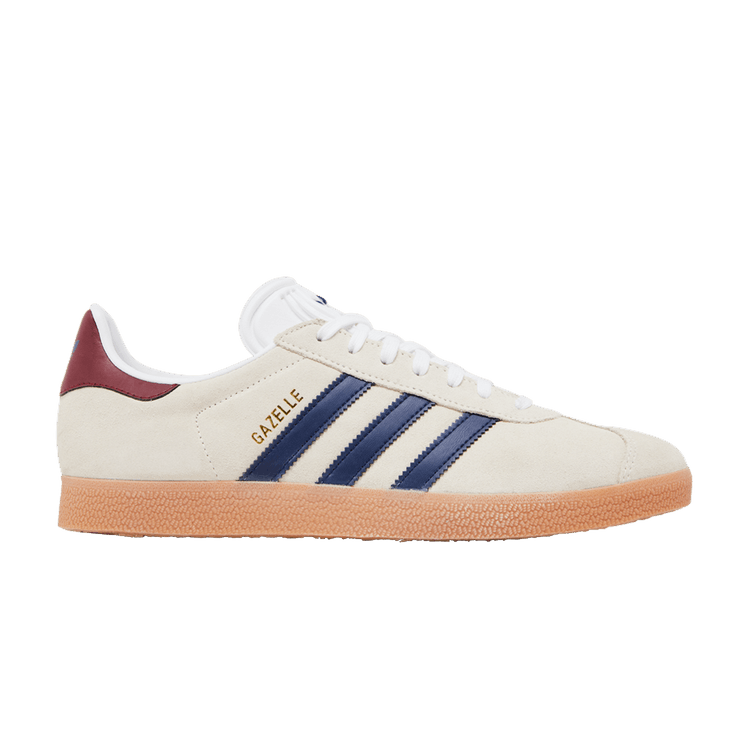 adidas Gazelle Indoor 'Off White Dark Blue Gum' — Off White/Dark Blue/Collegiate Burgundy