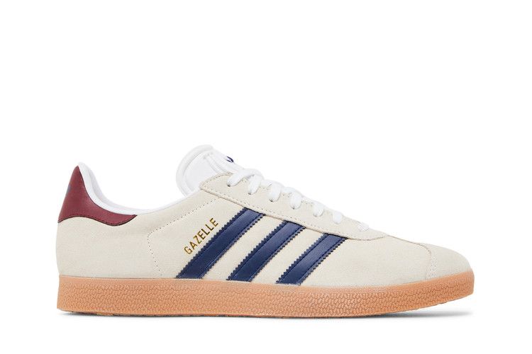 adidas Gazelle Indoor 'Off White Dark Blue Gum' — Off White/Dark Blue/Collegiate Burgundy