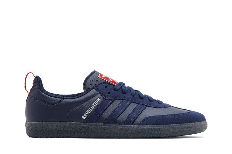 Orchard Skateshop x New England Revolution x adidas Samba ADV 'The Liberty Kit' — Night Indigo/Night Indigo/Silver Metallic