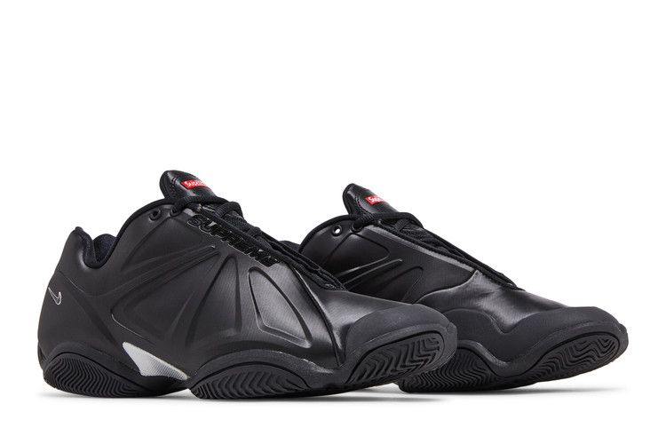 Supreme x Nike Air Zoom Courtposite 'Black' — Black/Black/Metallic Silver