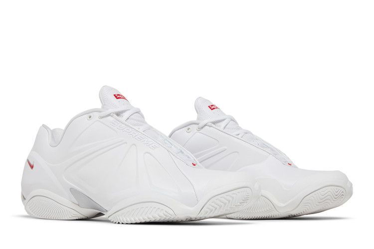 Supreme x Nike Air Zoom Courtposite 'White' — White/White/White