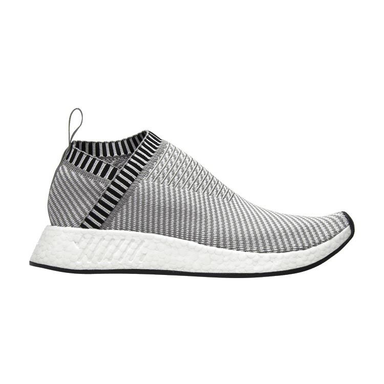Adidas NMD_CS2 Primeknit 'Dark Grey Shock Pink' — Grey/Footwear White/Shock Pink