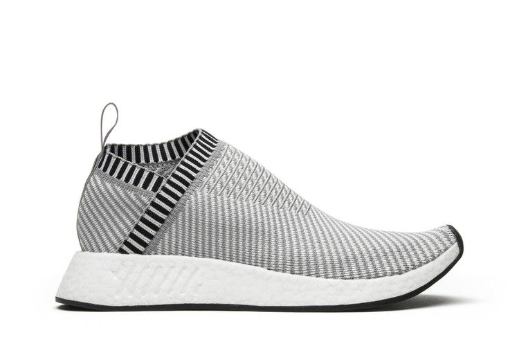 Adidas NMD_CS2 Primeknit 'Dark Grey Shock Pink' — Grey/Footwear White/Shock Pink