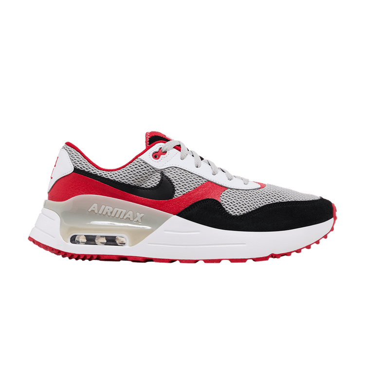 Nike Air Max SYSTM 'Ohio State' — Pewter Grey/University Red/White/Black