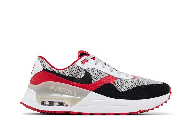 Nike Air Max SYSTM 'Ohio State' — Pewter Grey/University Red/White/Black