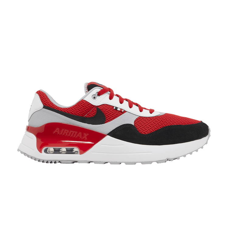 Nike Air Max SYSTM 'Georgia' — University Red/Wolf Grey/White/Black