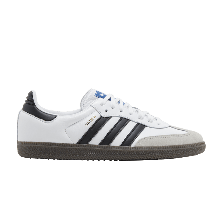 adidas Samba OG J 'White Black Gum' — Cloud White/Core Black/Gum