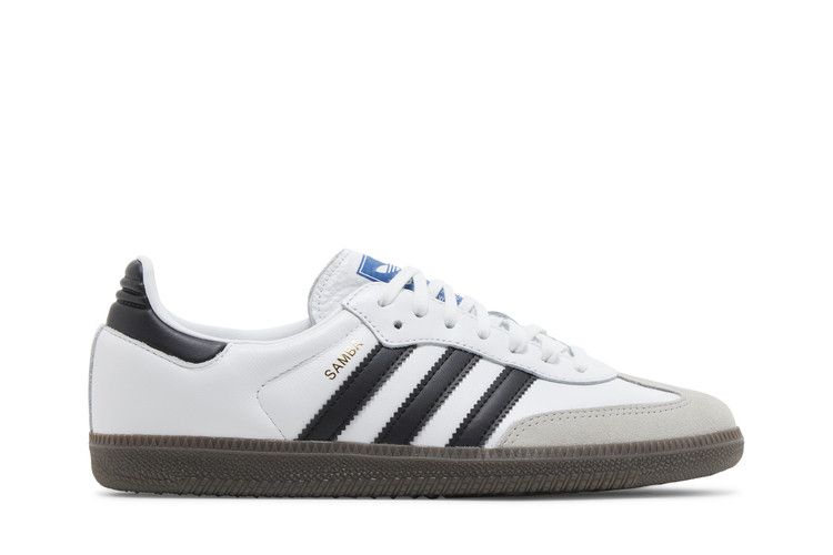 adidas Samba OG J 'White Black Gum' — Cloud White/Core Black/Gum