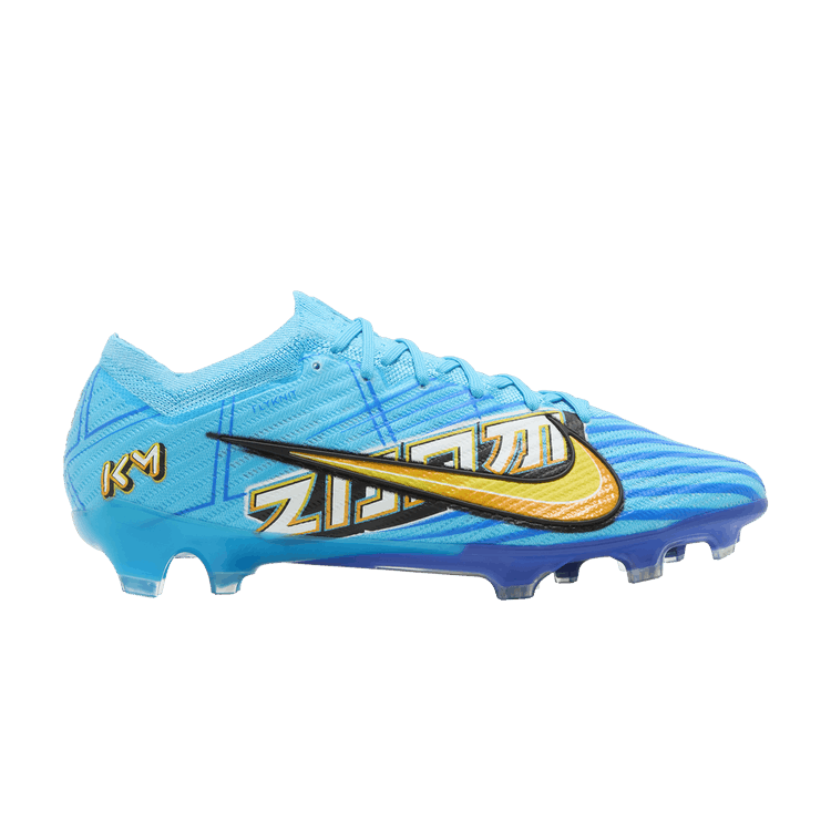 Kylian Mbappé x Nike Zoom Mercurial Vapor 15 Elite FG 'Motivation Pack' — Baltic Blue/White