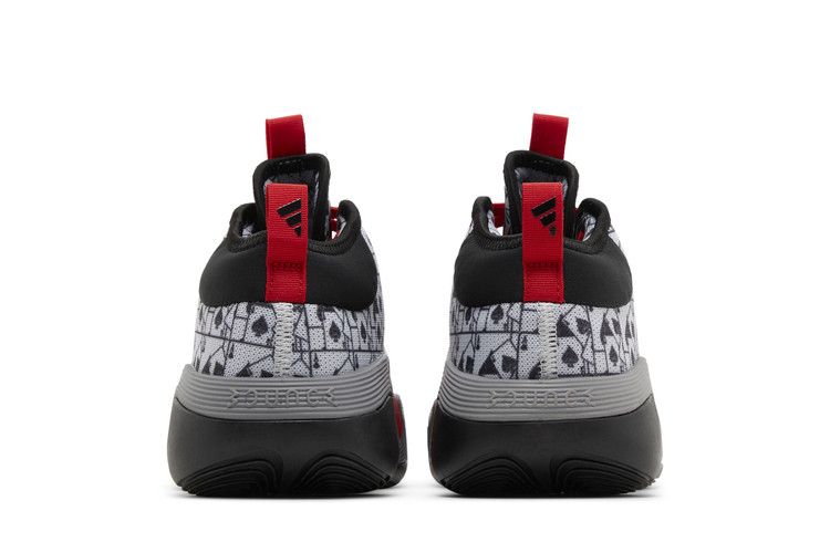 Candace Parker x adidas Wmns Exhibit Select Mid 'Queen of Cards' — Silver Metallic/Better Scarlet/Core Black
